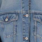 Giacca denim con cintura in blu Jacquemus - donna 