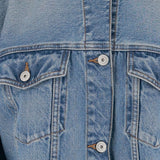Giacca denim con cintura in blu Jacquemus - donna 