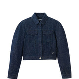 Giacca the ovalo de-nîmes in blu Jacquemus - donna 