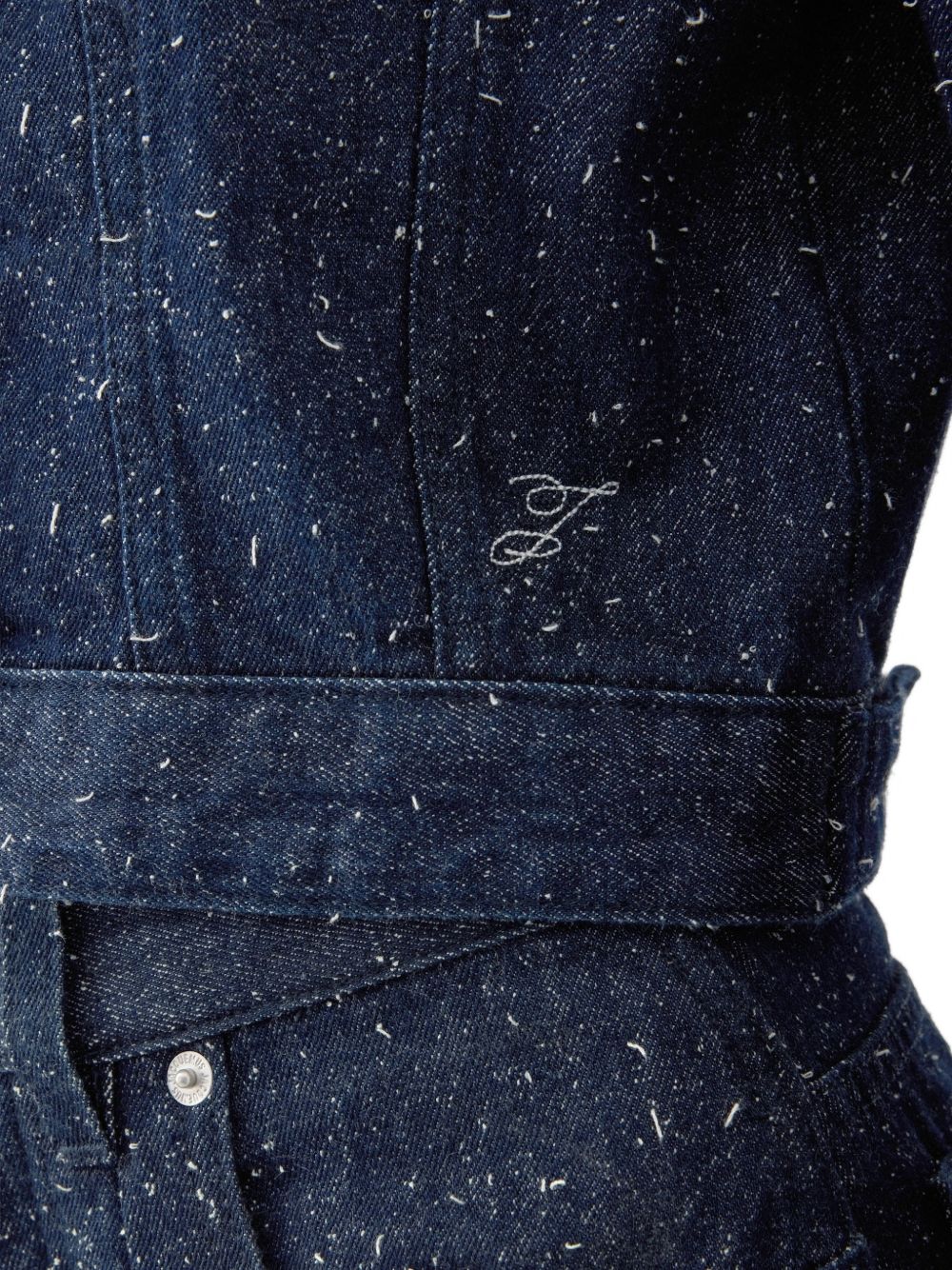 Giacca the ovalo de-nîmes in blu Jacquemus - donna 
