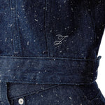 Giacca the ovalo de-nîmes in blu Jacquemus - donna 