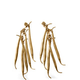 Orecchini Haricots in oro Jacquemus - donna 