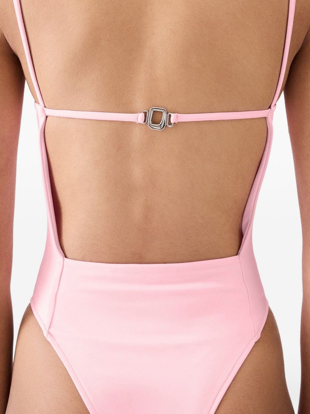 Costume da bagno con schiena aperta in rosa Jacquemus - donna 