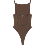 Costume intero sole in marrone Jacquemus - donna 