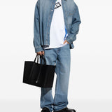 Jeans a gamba dritta Le De-nimes Droit in blu 