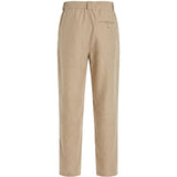 Pantaloni Croisière a pieghe con elastico in vita in beige Jacquemus - uomo 