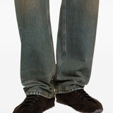 Jeans Berger de-Nîmes con effetto vissuto in blu Jacquemus - uomo 