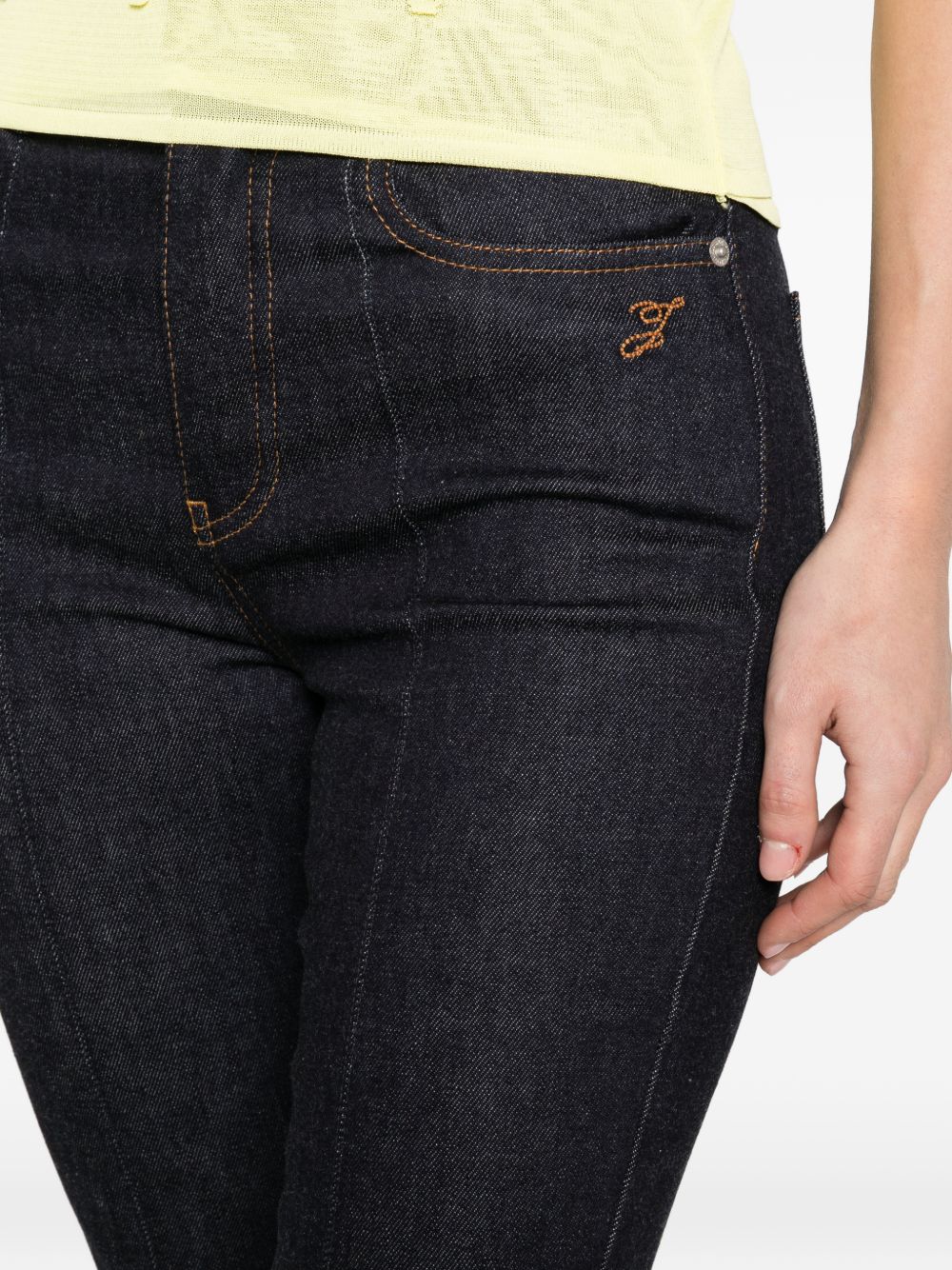 Jeans capri le de-nimes in blu Jacquemus - donna 
