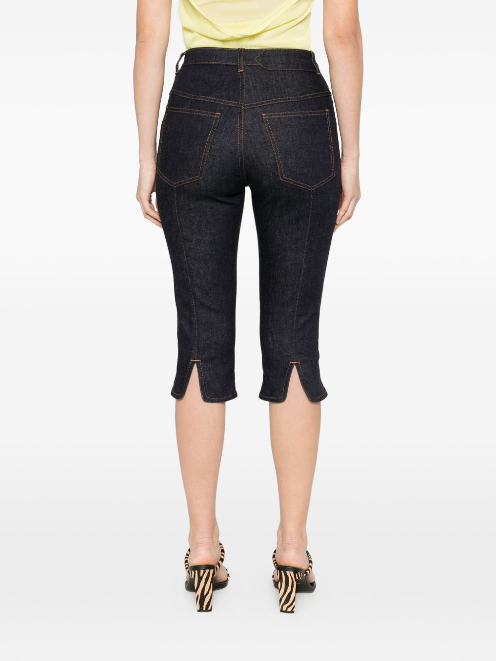 Jeans capri le de-nimes in blu Jacquemus - donna 