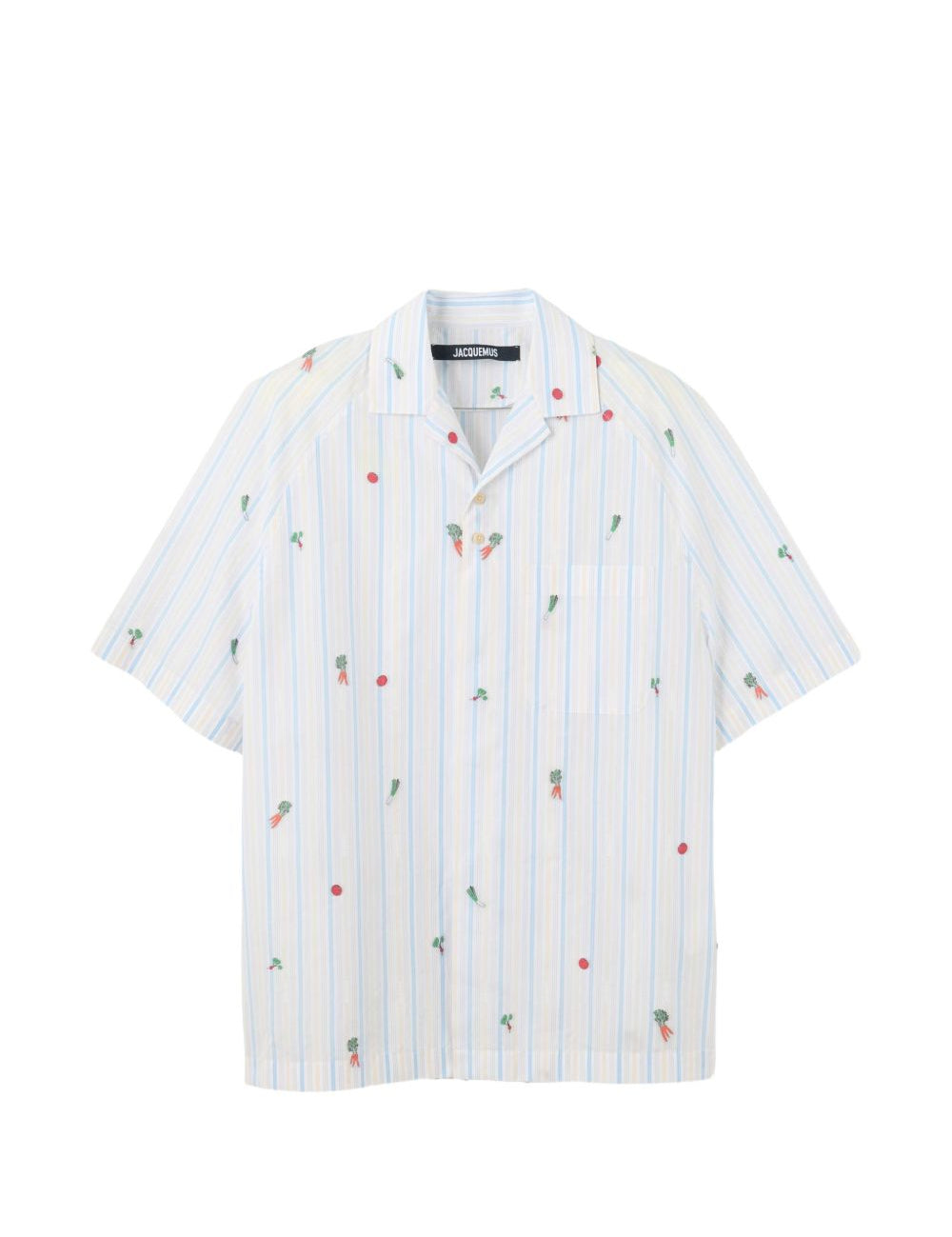Camicia con stampa grafica la chemise romarin in bianco Jacquemus - uomo 