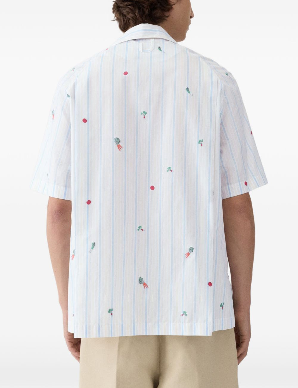 Camicia con stampa grafica la chemise romarin in bianco Jacquemus - uomo 