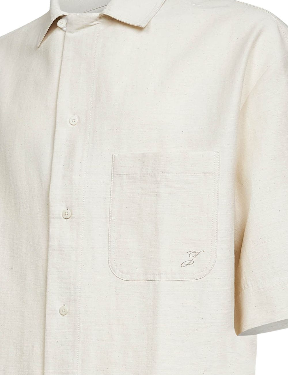 Camicia Paysan in bianco Jacquemus - uomo 