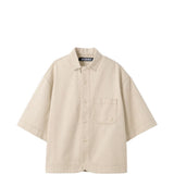 La chemise paysan de-nime in beige Jacquemus - uomo 