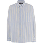 Camicia Camargue in azzurro e grigio chiaro Jacquemus - uomo 