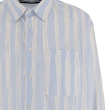 Camicia Camargue in azzurro e grigio chiaro Jacquemus - uomo 