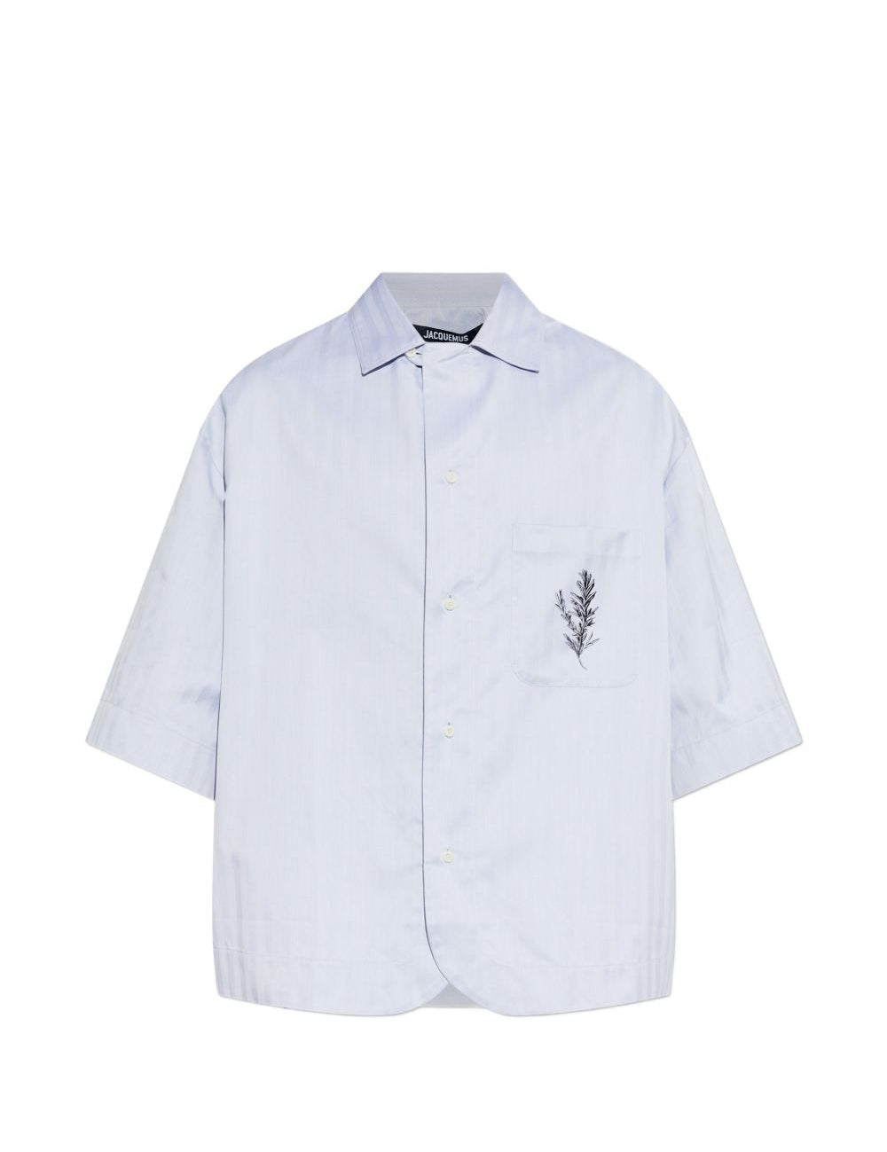 Camicia a maniche corte la chemise gardian in blu Jacquemus - uomo 