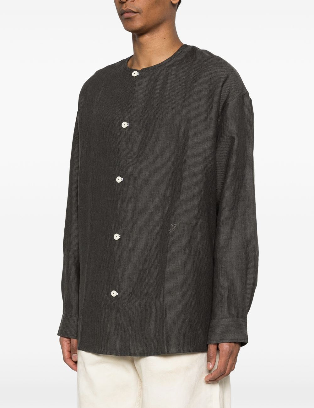 Camicia Pastro in grigio scuro Jacquemus - uomo 