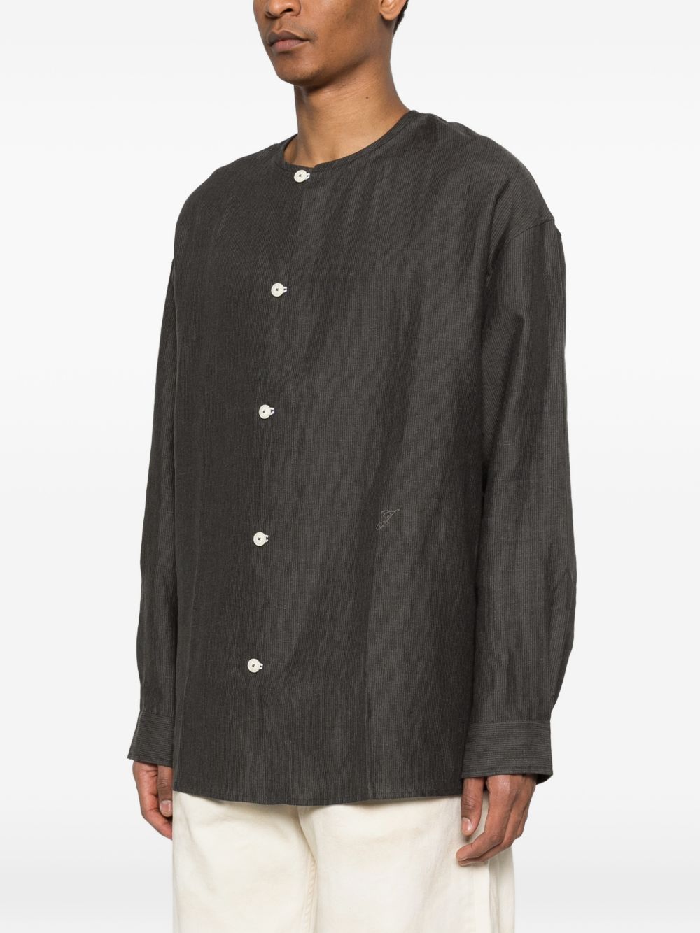 Camicia Pastro in grigio scuro Jacquemus - uomo 