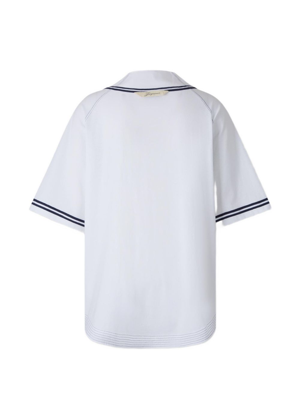 Camicia la chemise baseball in bianco Jacquemus - uomo 