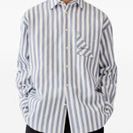 Camicia a righe la chemise voilier in blu Jacquemus - uomo 