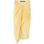 Gonna la jupe pareo in giallo Jacquemus - donna 
