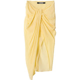 Gonna la jupe pareo in giallo Jacquemus - donna 