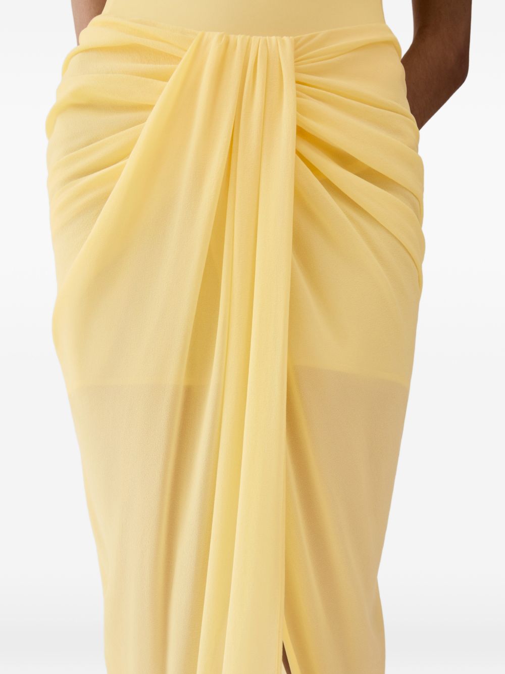 Gonna la jupe pareo in giallo Jacquemus - donna 