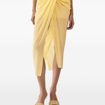 Gonna la jupe pareo in giallo Jacquemus - donna 