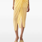 Gonna la jupe pareo in giallo Jacquemus - donna 