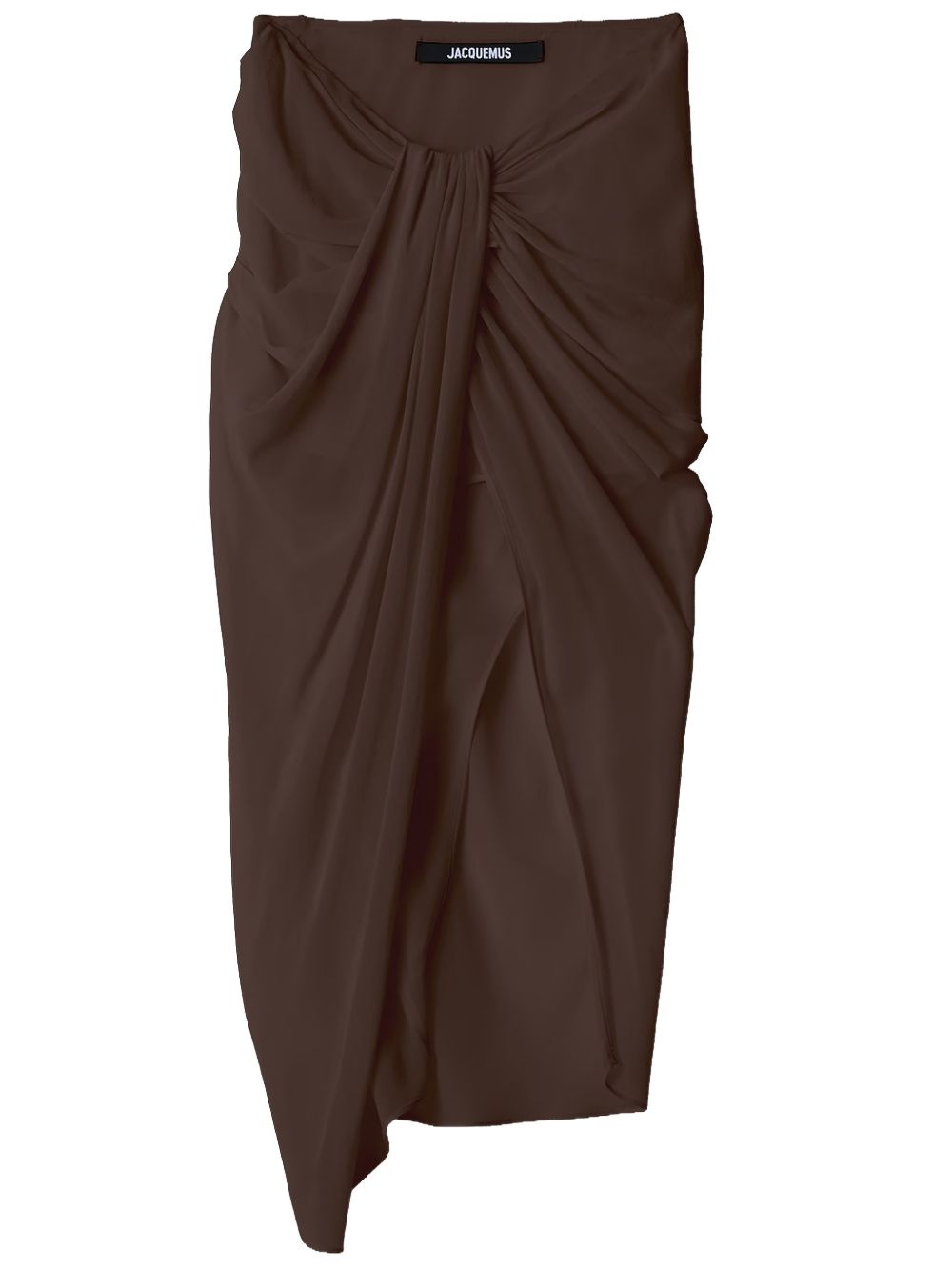 Gonna la jupe pareo in marrone Jacquemus - donna 