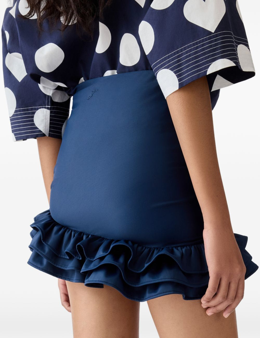 Minigonna la mini jupe playa in blu Jacquemus - donna 