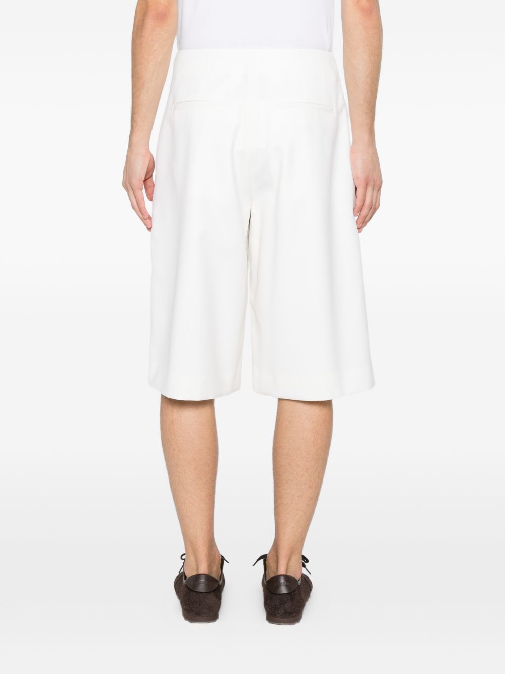 Pantaloncini con bottoni moisson in bianco Jacquemus - uomo 