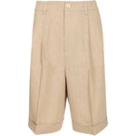 Pantaloncini al ginocchio in beige Jacquemus - uomo 