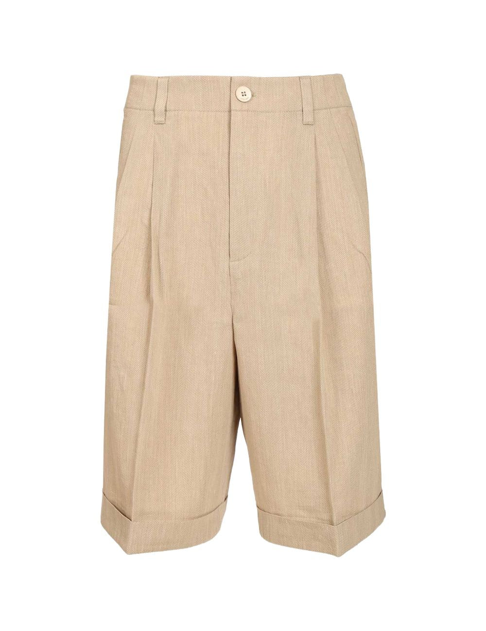 Pantaloncini al ginocchio in beige Jacquemus - uomo 