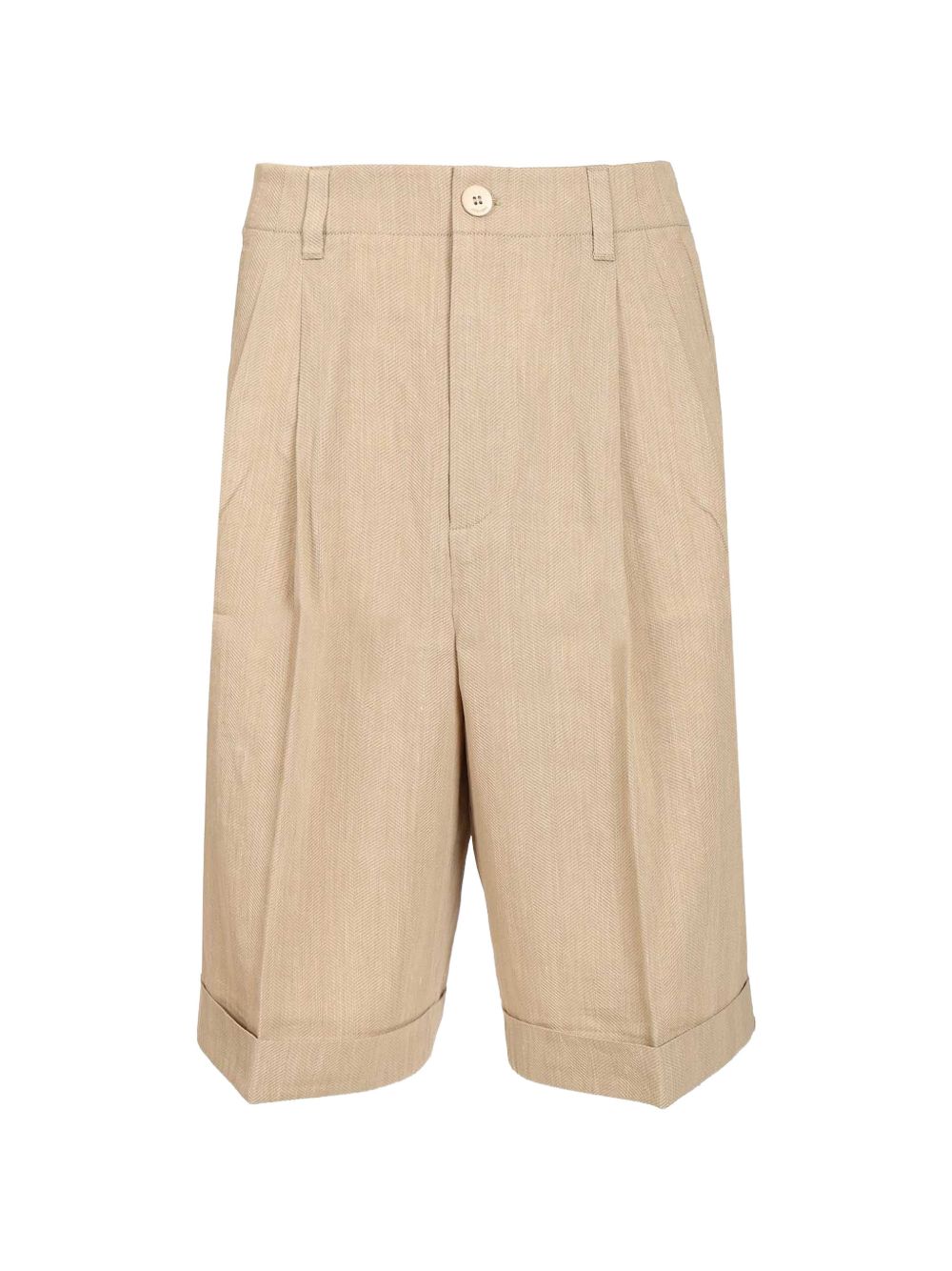 Pantaloncini al ginocchio in beige Jacquemus - uomo 