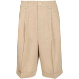 Pantaloncini al ginocchio in beige Jacquemus - uomo 