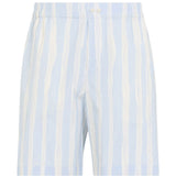 Shorts a righe le short calecon  in bianco e blu Jacquemus - uomo 