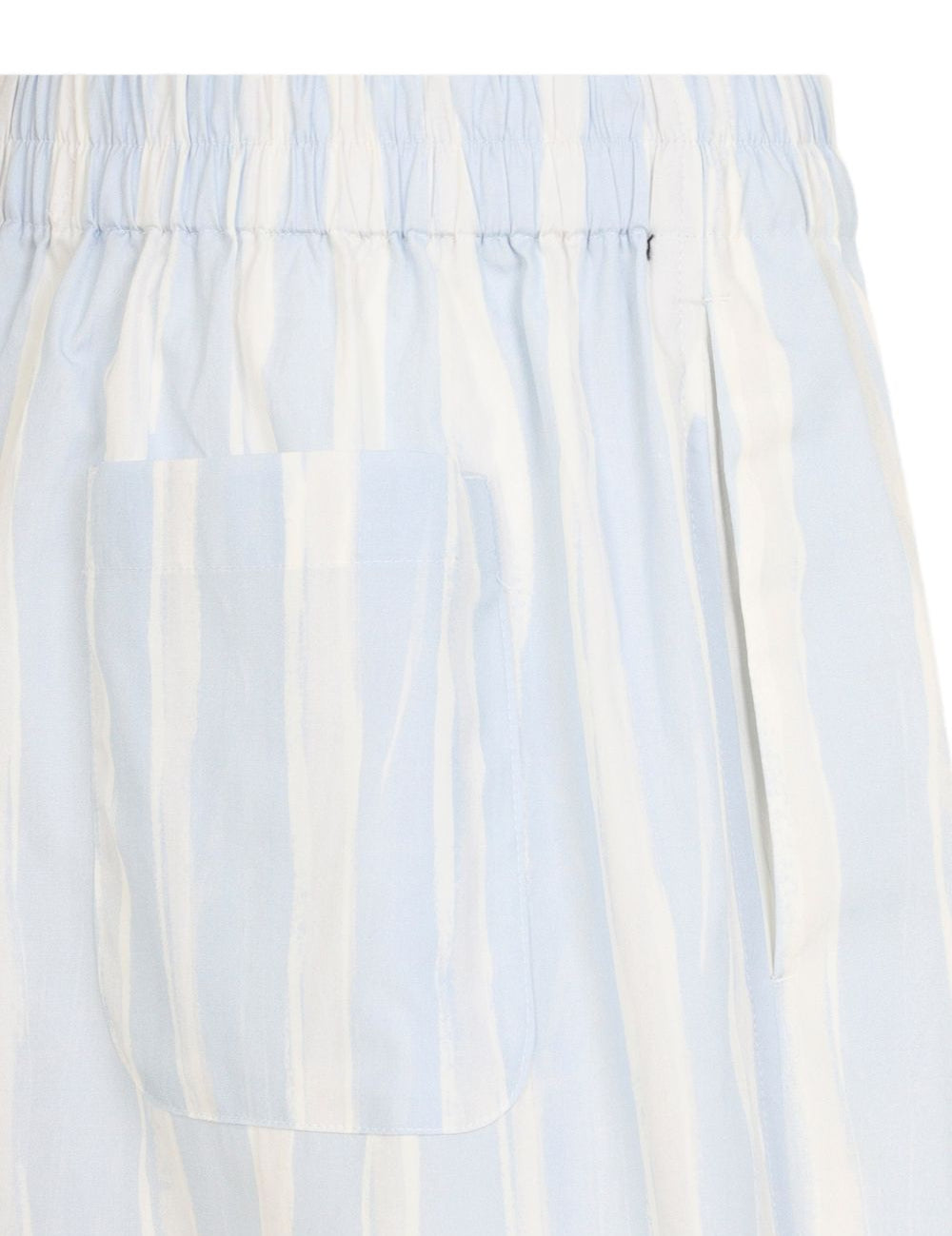 Shorts a righe le short calecon  in bianco e blu Jacquemus - uomo 