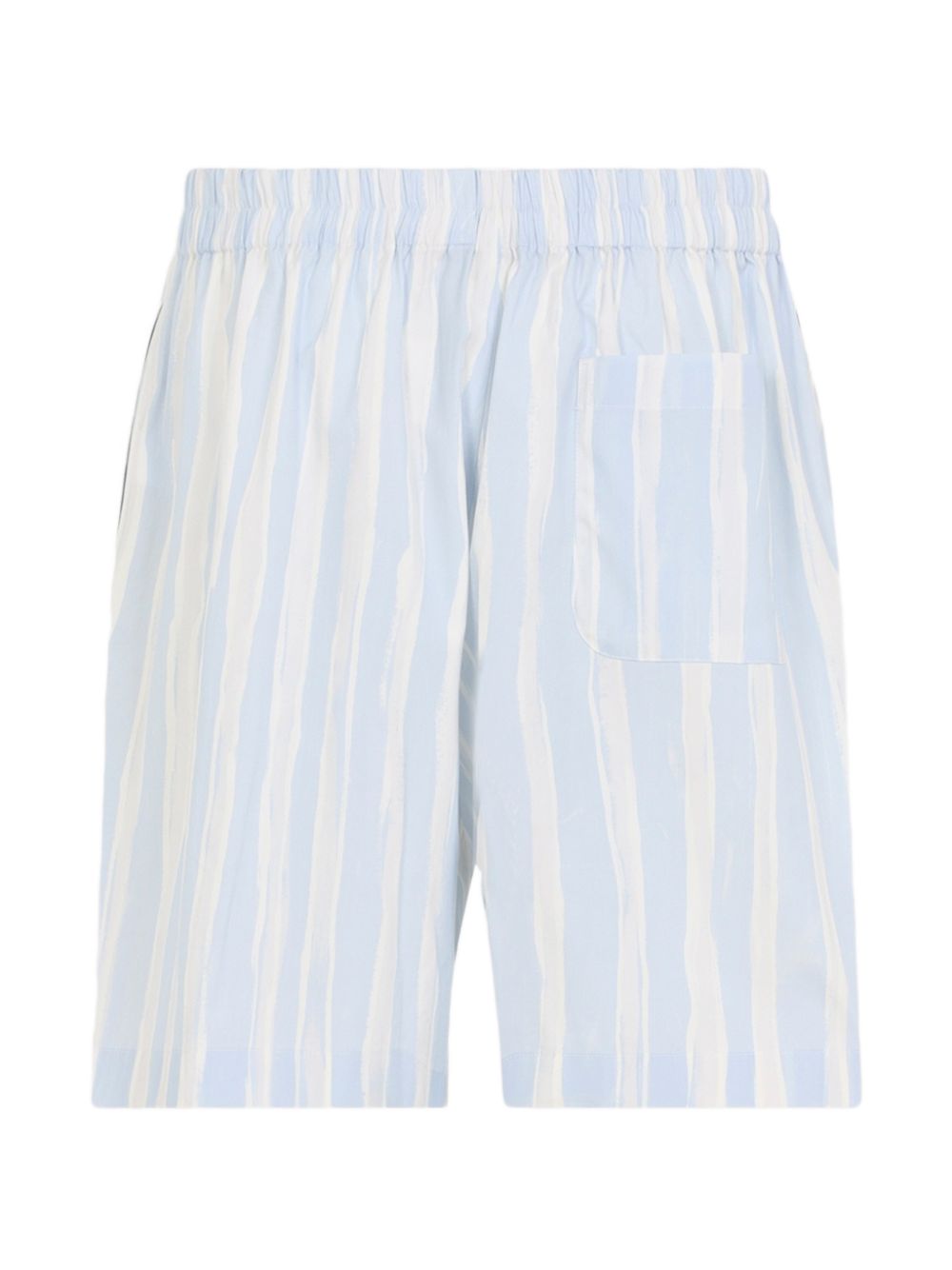 Shorts a righe le short calecon  in bianco e blu Jacquemus - uomo 
