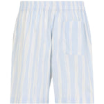 Shorts a righe le short calecon  in bianco e blu Jacquemus - uomo 