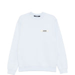Felpa con logo in azzurro Jacquemus - uomo 