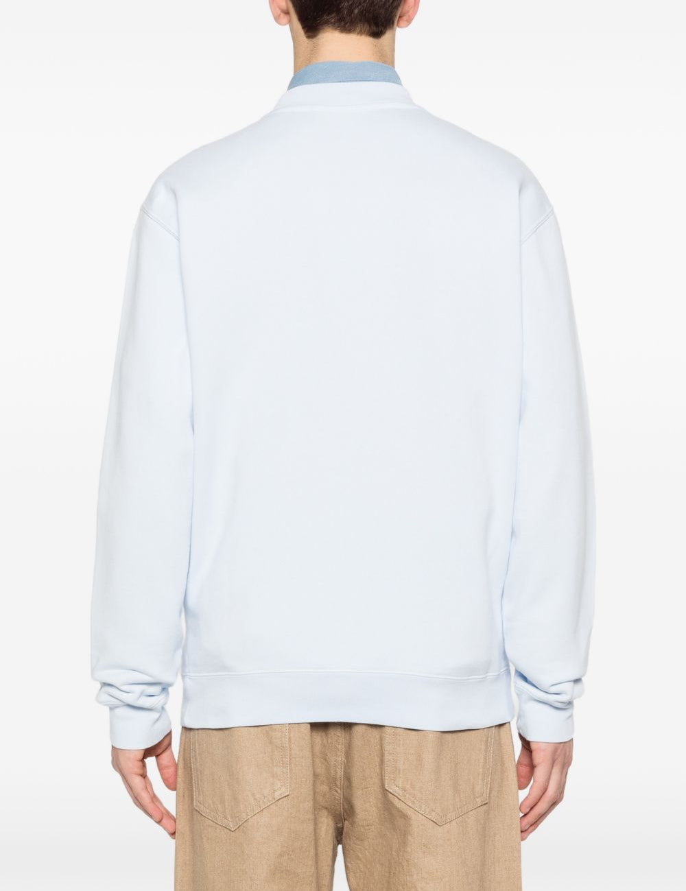 Felpa con logo in azzurro Jacquemus - uomo 