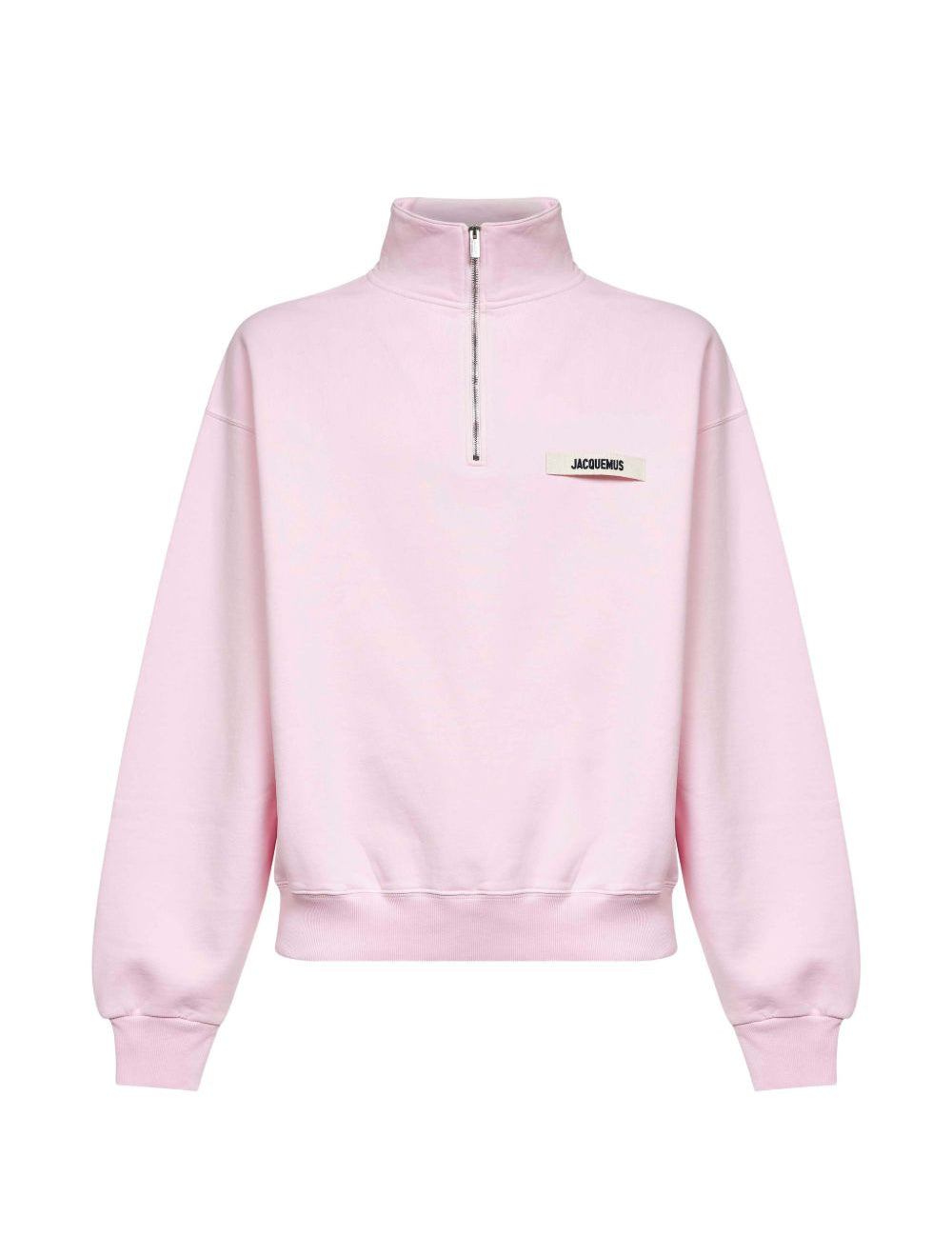 Felpa con zip in rosa Jacquemus - uomo 