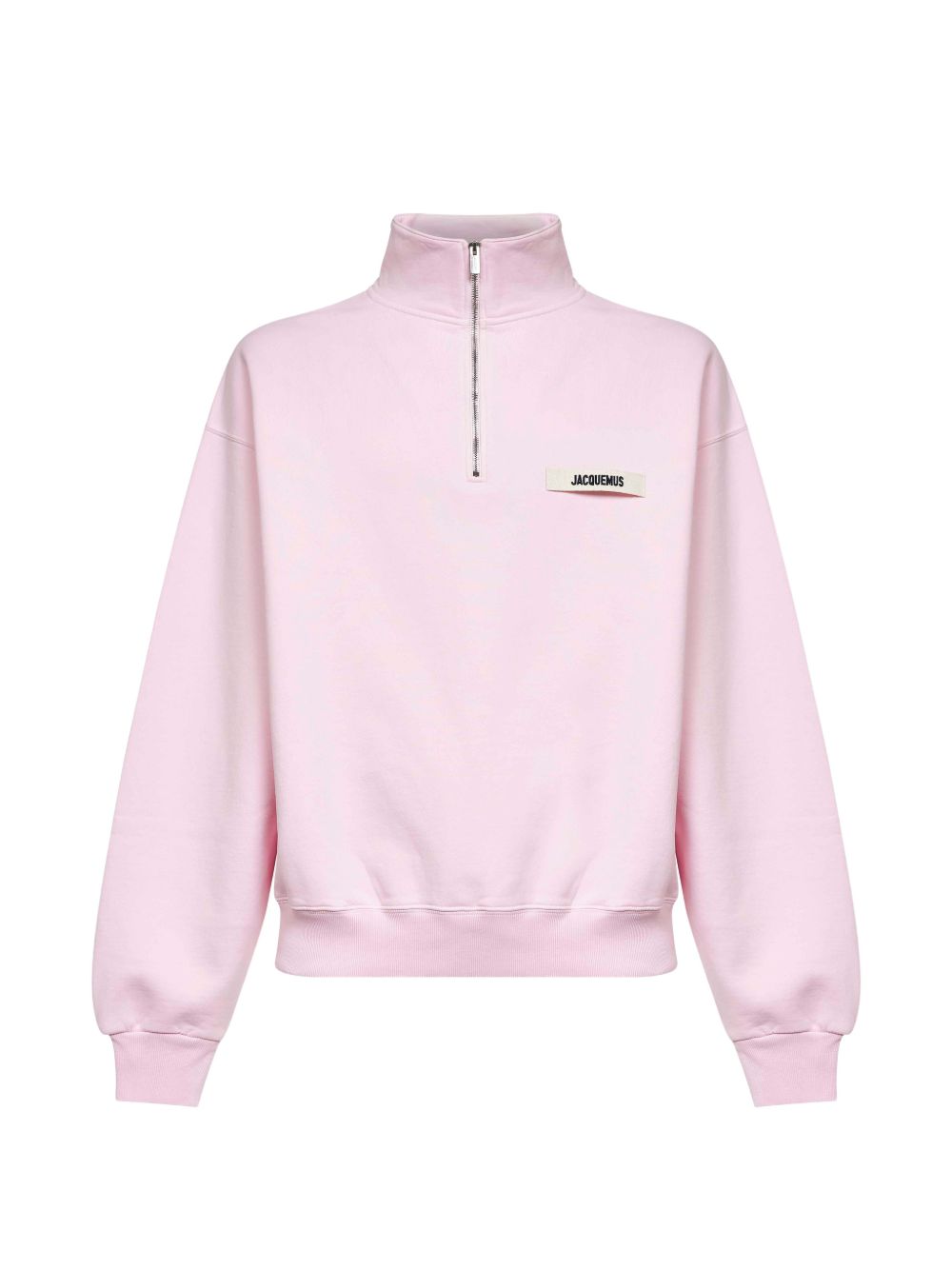 Felpa con zip in rosa Jacquemus - uomo 