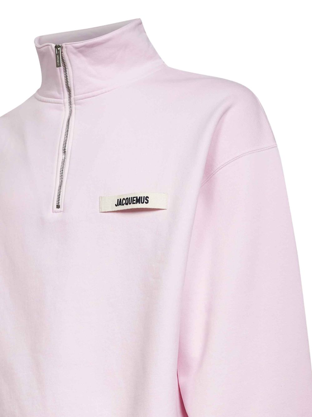 Felpa con zip in rosa Jacquemus - uomo 