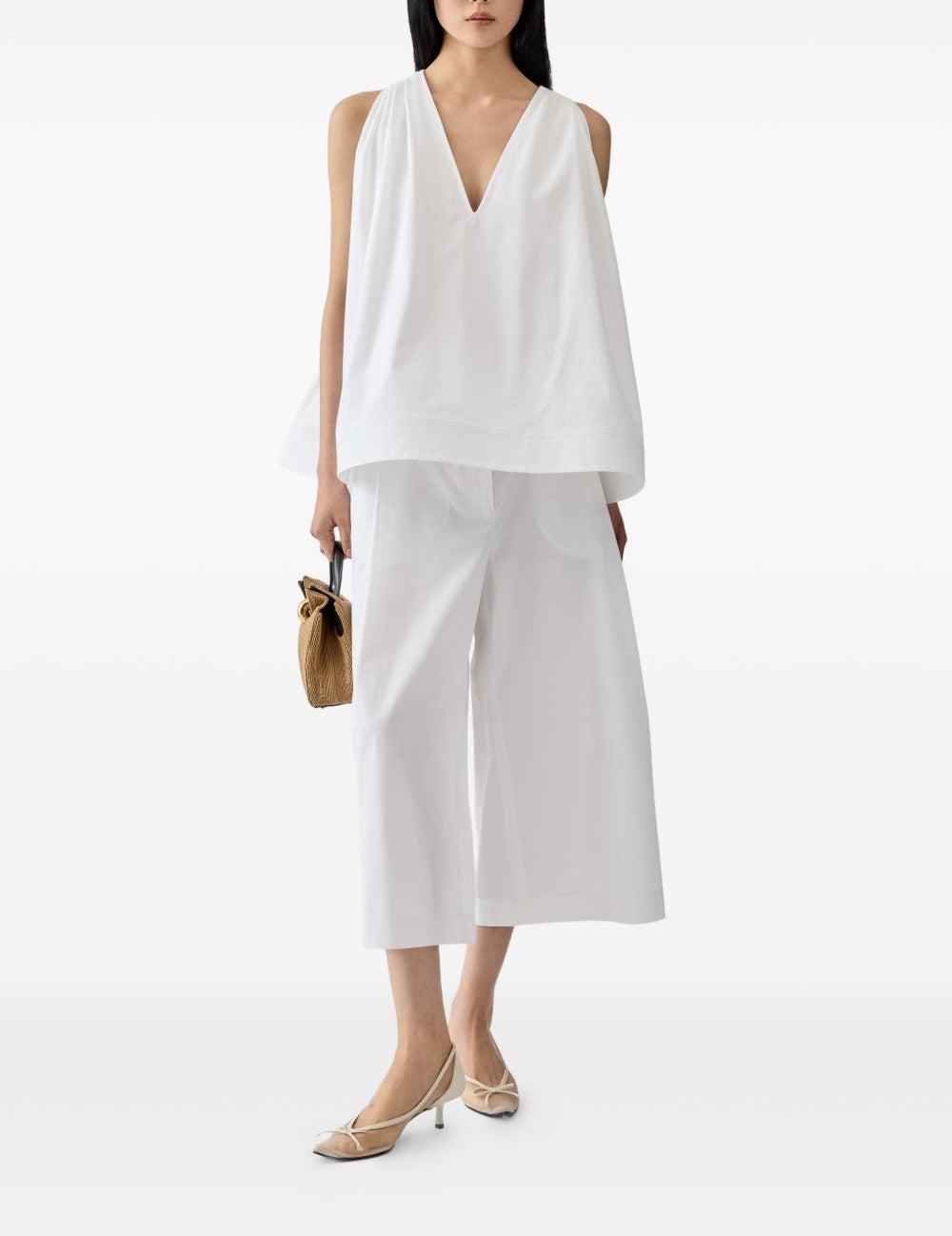 Top le haut norma in bianco Jacquemus - donna 