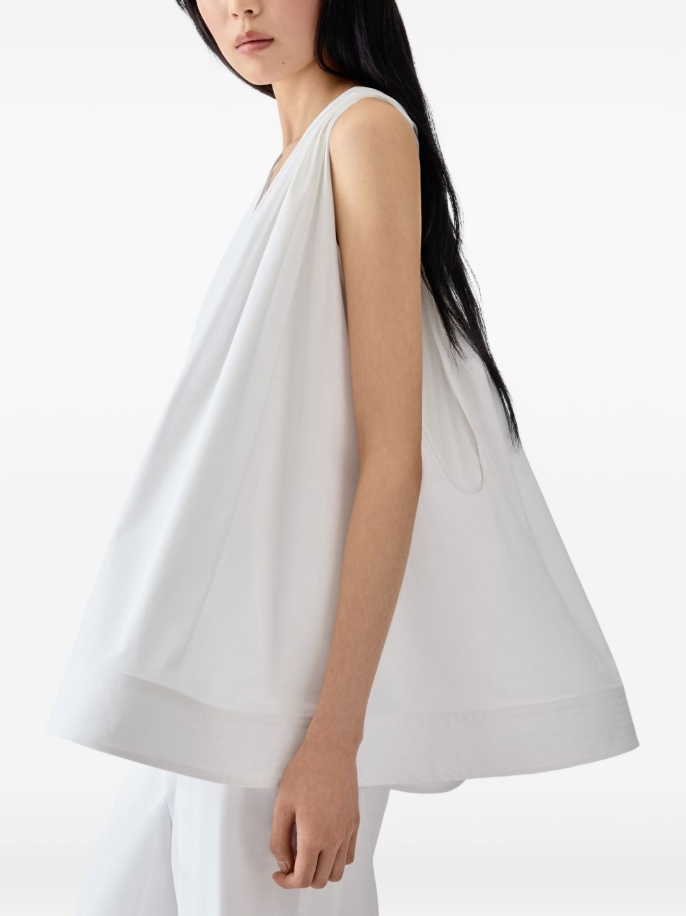 Top le haut norma in bianco Jacquemus - donna 