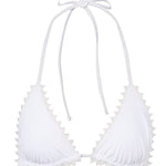 Top bikini a triangolo in bianco Jacquemus - donna 