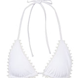 Top bikini a triangolo in bianco Jacquemus - donna 