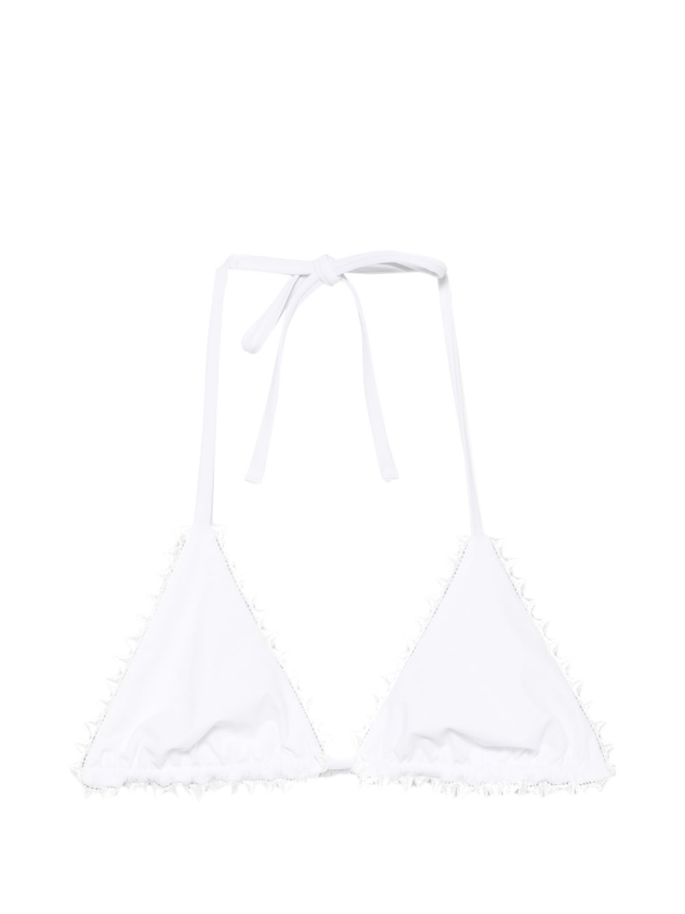 Top bikini a triangolo in bianco Jacquemus - donna 
